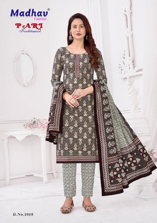 Madhav Pari Traditional Vol 1 Printed Cotton Readymade Suits
